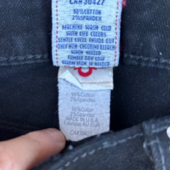 True Religion Women Size 29 Disco Billy Crystal Jeans - Picture 3 of 8